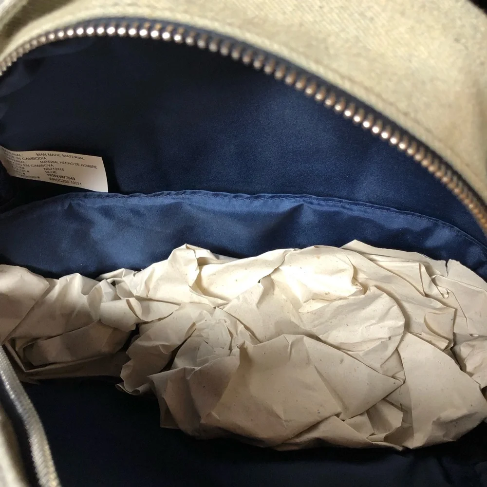 NWT No Boundaries Women’s Denim Patchwork Blue Dome Backpack